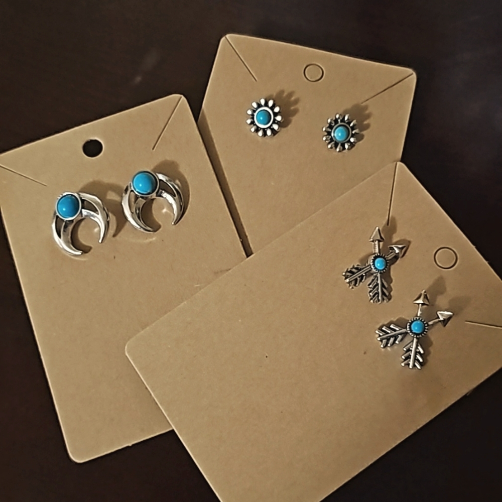 3 set of earrings